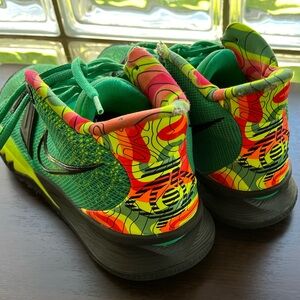 Nike Green and Multicolor Sneakers Kyrie